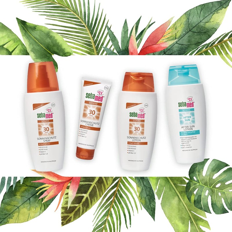 Sebamed Sun Protection Cream with SPF 30, Daily Waterproof Sun