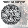 PloreWay Saint Christopher Medal for Car, Metal St. Christopher Car