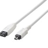 erekomu IEEE1394b FireWire800 Cable 9pin - 4pin 1.0 m White