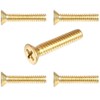 10-32 x 3/4" - Solid Brass Flat Head Phillips Drive