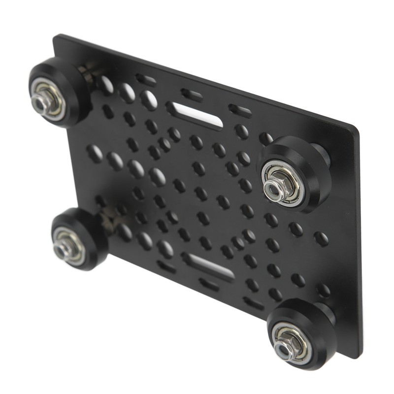 Gantry Plate Aluminum High Strength Gantry Board Black Anodized 3D
