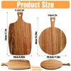 2 Pack Acacia Wood Cutting Board with Handle – 2