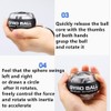 GDLPZM Automatically Activated Wrist Force Ball with LED Light, Wrist