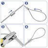 1/8"(3mm) Aluminum Crimping Loop Sleeve, Wire Rope Sleeve, Cable Crimps
