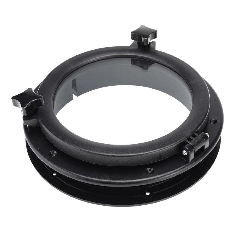 NovelBee 2pcs Boat Yacht Round Opening Portlight Porthole,8in Deck Hatch