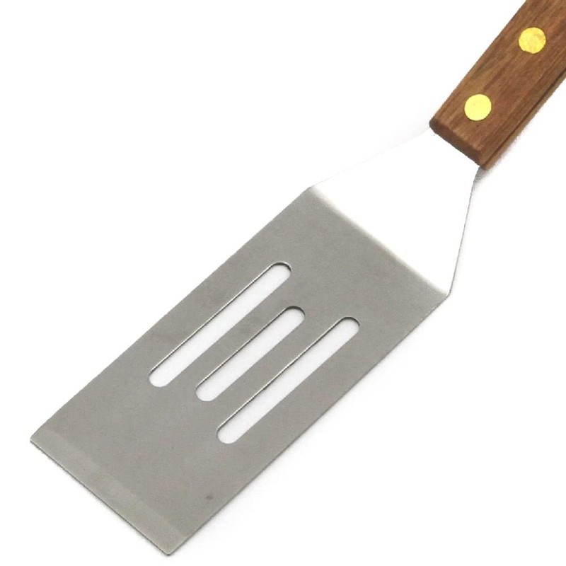 Chef Craft Stainless Steel 8-Inch Long Mini Slotted Blade Turner