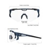LAMEDA Anti-fog Photochromic Cycling Sunglasses for Men Women UV 400