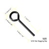 WOODGUILIN 5/32” Standard Hex Dogging Key with Full Loop, Key-Ring