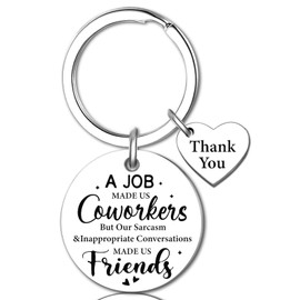 OWIGIU Appreciation Gifts for Coworkers Going Away Gifts for Coworker Women New Job Goodbye Gift for Coworkers Thank You Keychain Coworker Leaving Gift Woman