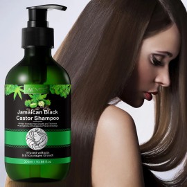 Shampoo Con Aceite De Recino Negro Jamaicano Con Biotina