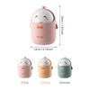 TUHNHGD Mini Rubbish Bin with Lid, Cute Cartoon Table Rubbish