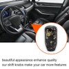 muge racing Gear Shift Knob,Universal Carbon Fiber Forged Pattern Car