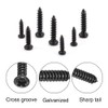 VooGenzek 500 PCS Cross Head Self Tapping Screws, Black Self-Tapping