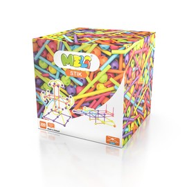 Meli Stik 300 67332 Building Blocks White Multi-Coloured