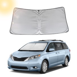 for Toyota Sienna Sun Shade Sunshade Windshield - Front Windshield Shade Custom Fit Sienna 2011-2020 Car Accessories