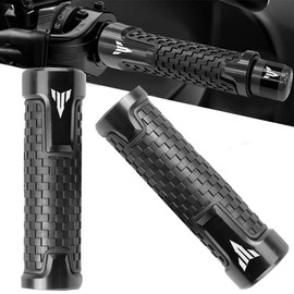 Universale Handlebar Grips 22mm 7/8" for Y.amaha MT-01 MT-03 MT-07 MT-09 MT-10 MT-125 FZ01 FZ03 FZ07 FZ09 FZ10 2000-2024 (Black)