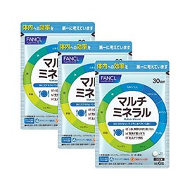 Funko FANCL Multi-Mineral Approx. 90 Day Supply (180 Tablets x 3 Bags)