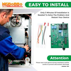 Mgoodoo ICM282 ICM282A ICM282B Furnace Control Board Compatible with Carrier Bryant HK42FZ004 HK42FZ007 HK42FZ008 HK42FZ009 HK42FZ013 and HK42FZ0-xx Series Circuit Board Module
