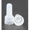 Rextin 1000pcs Transparent CE5 Protective Closed End Wire Crimp Connector