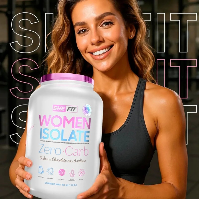 Bhp- She Fit- Women Isolate Zero Carb 36 Servicios. Sabor
