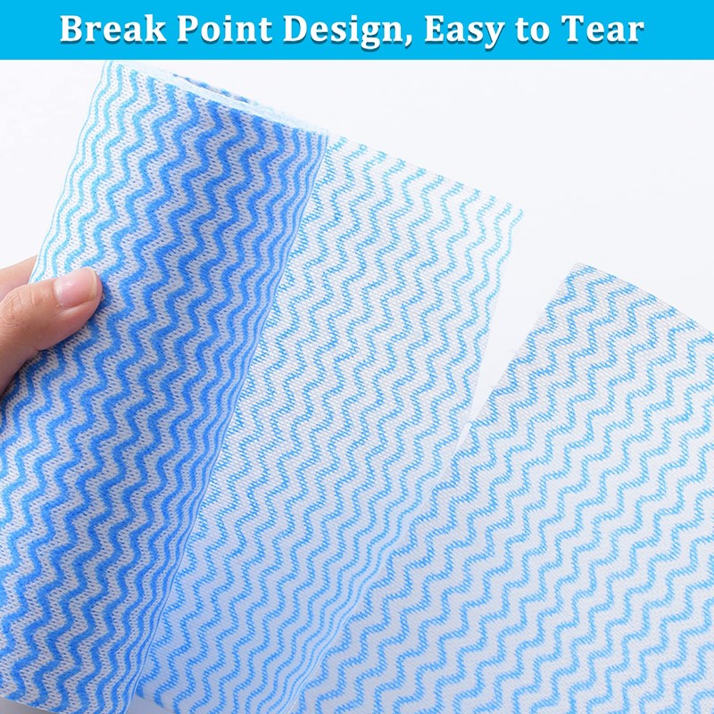 sukevitor 50Pcs Dish Cloths Disposable Cloth roll All Purpose Cloths