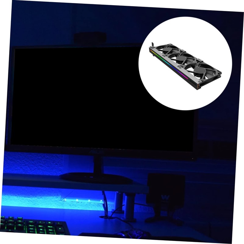 Gadpiparty GPU Fan Cooler with Argb Connector Triple Fan Design
