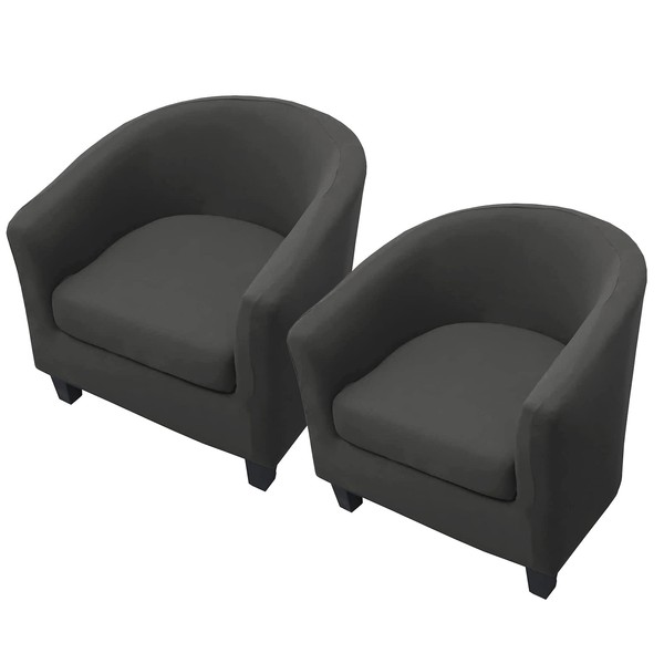 WOMACO - Funda elástica para silla de club, 2 piezas,
