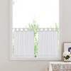 PONY DANCE Net Curtains Kitchen Window Curtains Short Curtains White