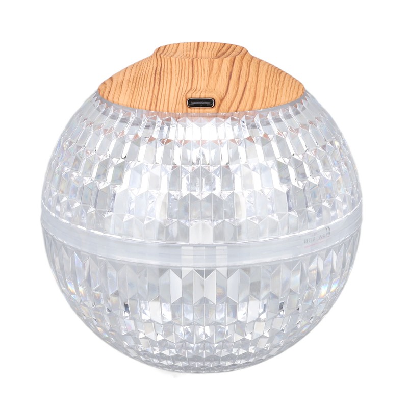 Mini Humidifier Night Light Crystal Ball 2.2w 350ml RGB USB