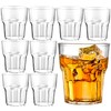 Küchera Reusable Plastic Glasses Acrylic Tumblers 260ml - 8 Pack