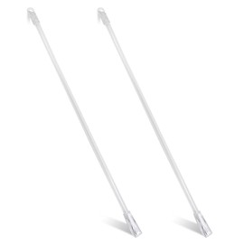 Pack of 2 35 cm blind rod, blind rod, turning rod for blinds, blinds control rod, blind rod, blind rod, vertical blinds replacement parts, vertical wand control handle with hook and handle