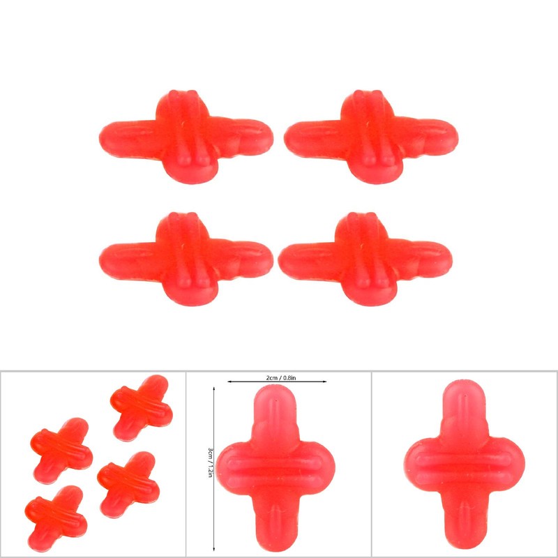 4PCS Rubber Archery Shock Absorber Bow Stabilizer Reduce Noise Vibration