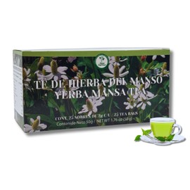 Hierba del Manso Te (Manso Herbal Tea) – 100% Natural, Vegan | 25 Tea Bags