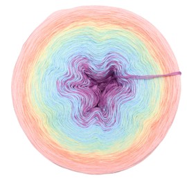 Colour Gradient Yarn, Rainbow Journey, 4 or 3 Ply, Bobbel Wool, Crochet, Knitting, Knitting Yarn (Rainbow Journey - Rose Outside, Triple - 400 g/2000 m)