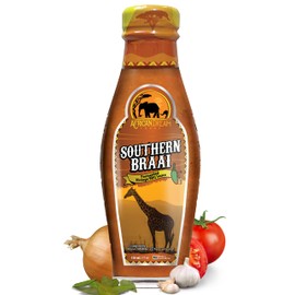 Southern Braai Fermented BBQ Sauce by African Dream Foods | All-Natural Barbecue Sauce | Glass Bottle, 5 fl oz