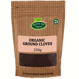 Organic Ground Cloves 250g by Hatton Hill | Perfect for Baking, Cooking, and Aromatic Spices