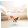 Kisangel Transparent Aquarium Tank Multi Function Betta Goldfish Desktop Decor