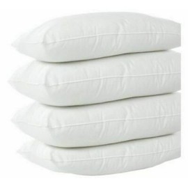 Oliver Bedding Soft Poly Cotton Hotel Pillows 4 Pack, Designed For Ultimate Luxury Sleep Experience with Hypoallergenic and Dust Mite Resistance, Premium Quality Hotel Pillow (4)