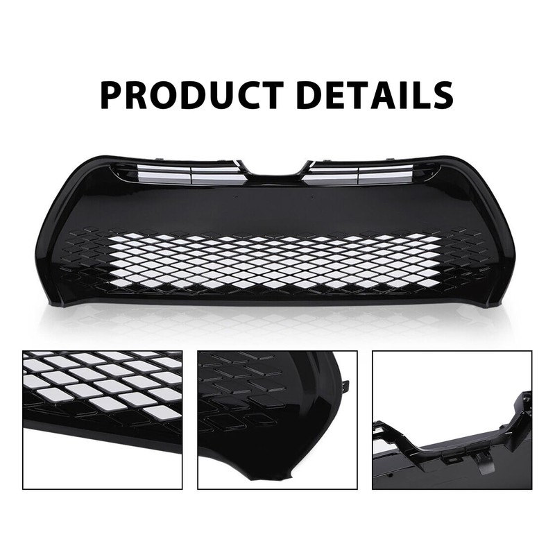 YLT AUTO Front Upper Lower Bumper Grille Set Compatible with