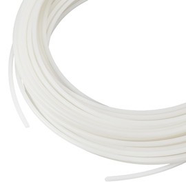 BENECREAT 25m/27.3 Yards PE Plastic Modeling Strip, 4mm White Plastic Welt Cord Piping for Crochet, Knitting, Weaving or Trim in Garments, Cushions