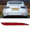 Rear Bumper Reflector for Model 3 2017 to 2023, Red