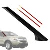 Windshield Outer A-Pillar Trim Molding Kit | Compatible with 2011-2019