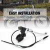 CADUFUELLY 7/8 Inch Left Handlebar Clutch Brake Lever with Clutch