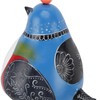 Resin Bird Wind Chime Resin Wood Hand Painted Delightful Melody