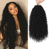 QIDESHENG 24" Goddess Locs Crochet Hair Extensions - 8 Packs