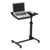 LANGRIA Laptop Rolling Cart Table Height Adjustable Mobile Laptop Stand