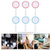 Angoily 6Pcs Handheld Dry Erase Scoreboard Mini Round Whiteboard for
