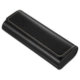 WORUIB Glasses Case, Slim Glasses Case, 1 Pcs Leather Glasses Case, Small Glasses Case Pressure Resistant Glasses Case, Can Hold Sunglasses, Sunglasses, Myopia, Suitable for Both Genders