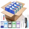 Personal Hygiene Kit Bulk Pack of 100,Blue 13-IN-1 Travel Size