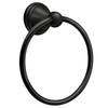 Moen DN8486BL Preston Towel Ring, Matte Black